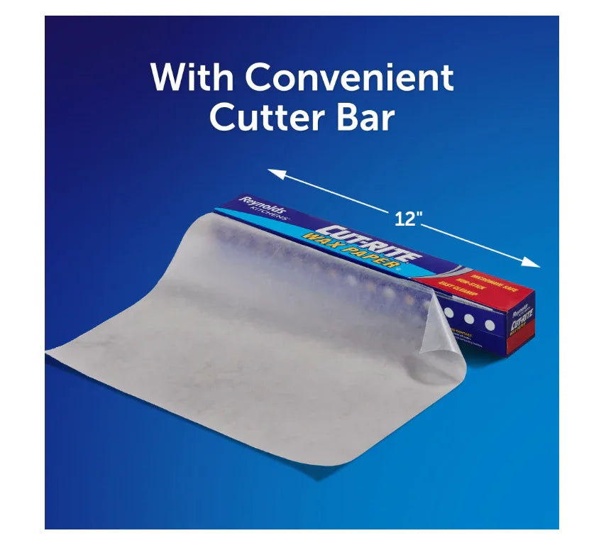 Wholesale Price with free shipping across the USA for (4 pack) Reynolds Cut-Rite Wax Paper, 75 Square Feet - Manji Distributors