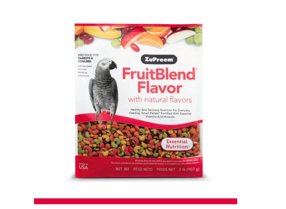 Wholesale Price with free shipping across the USA for ZuPreem® FruitBlend® Flavor with Natural Flavors Bird Food for Med/Large Birds - Manji Distributors