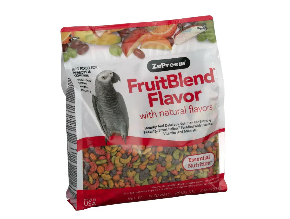 Wholesale Price with free shipping across the USA for ZuPreem® FruitBlend® Flavor with Natural Flavors Bird Food for Med/Large Birds - Manji Distributors