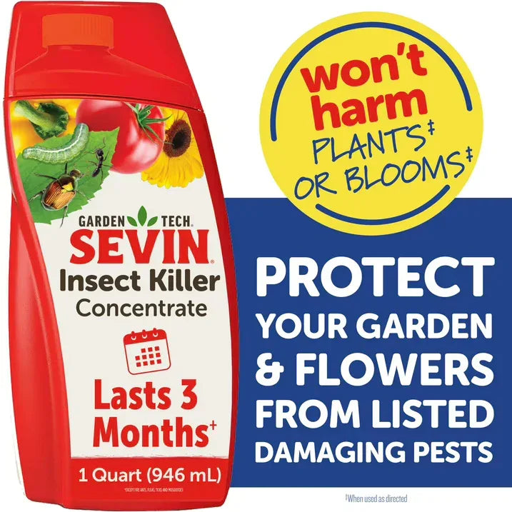 Wholesale Price with free shipping across the USA for Sevin Insect Killer Concentrate, for Gardens and Flowers, 32 oz. - Manji Distributors