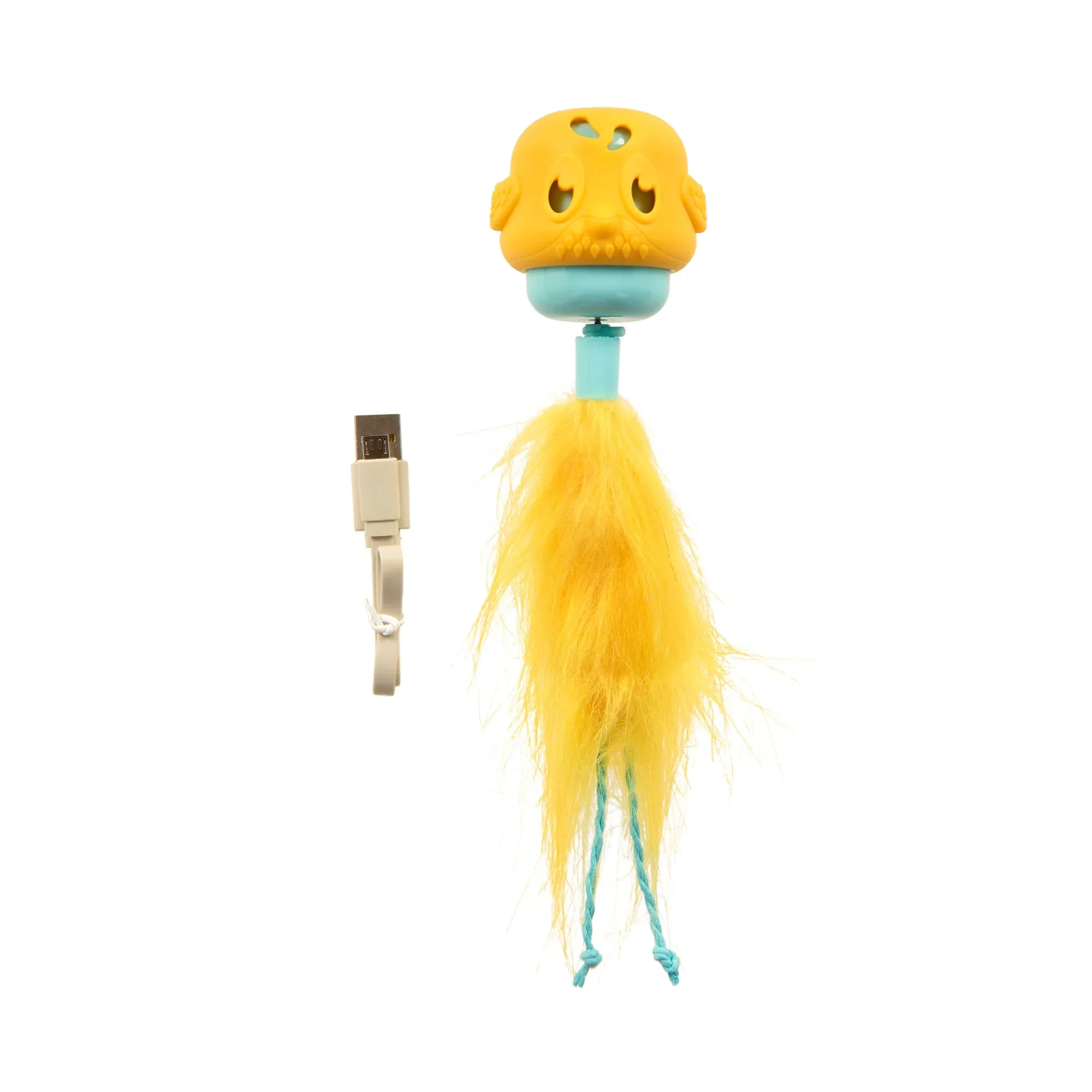 Wholesale Price with free shipping across the USA for SmartyKat Canary Frenzy Motion Cat Toy –Electronic Interactive Pet Toy, Yellow - Manji Distributors