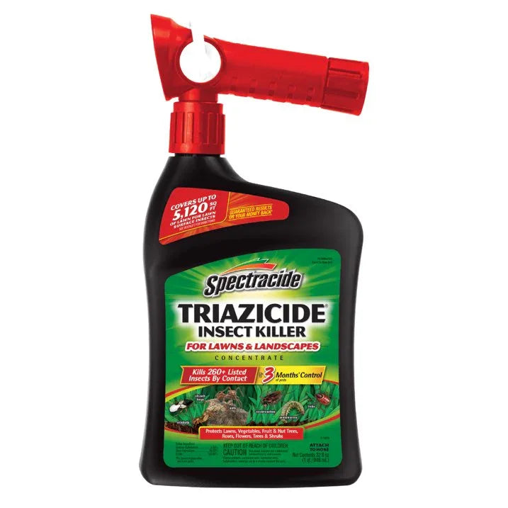 Wholesale Price with free shipping across the USA for Spectracide Triazicide Insect Killer for Lawns, Ready-to-Spray Concentrate, 32 Ounces - Manji Distributors