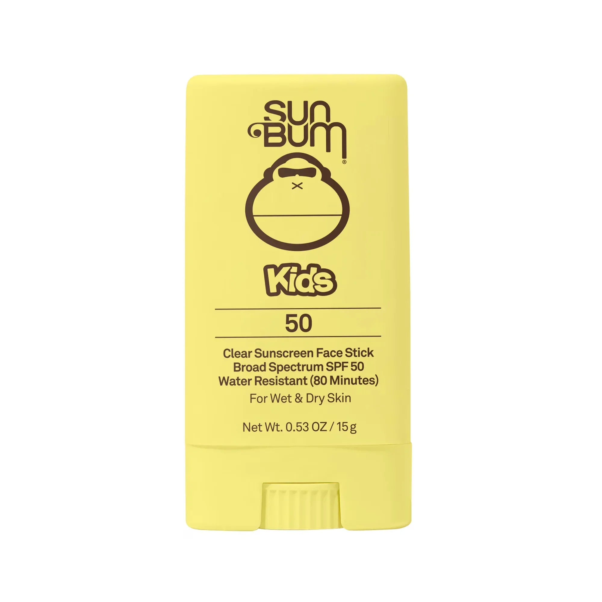 Wholesale Price with free shipping across the USA for Sun Bum Kids Clear Sunscreen Face Stick, SPF 50, 0.53 oz - Manji Distributors