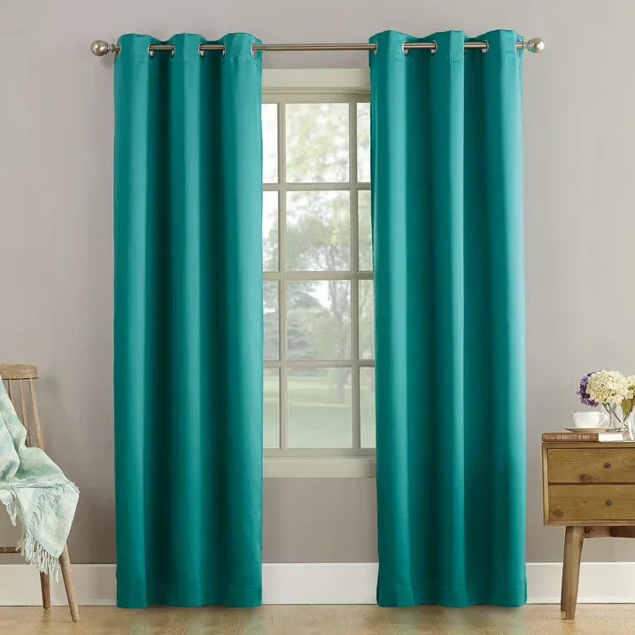 Wholesale Price with free shipping across the USA for Sun Zero Arya Room Darkening Grommet Curtain Panel, 40