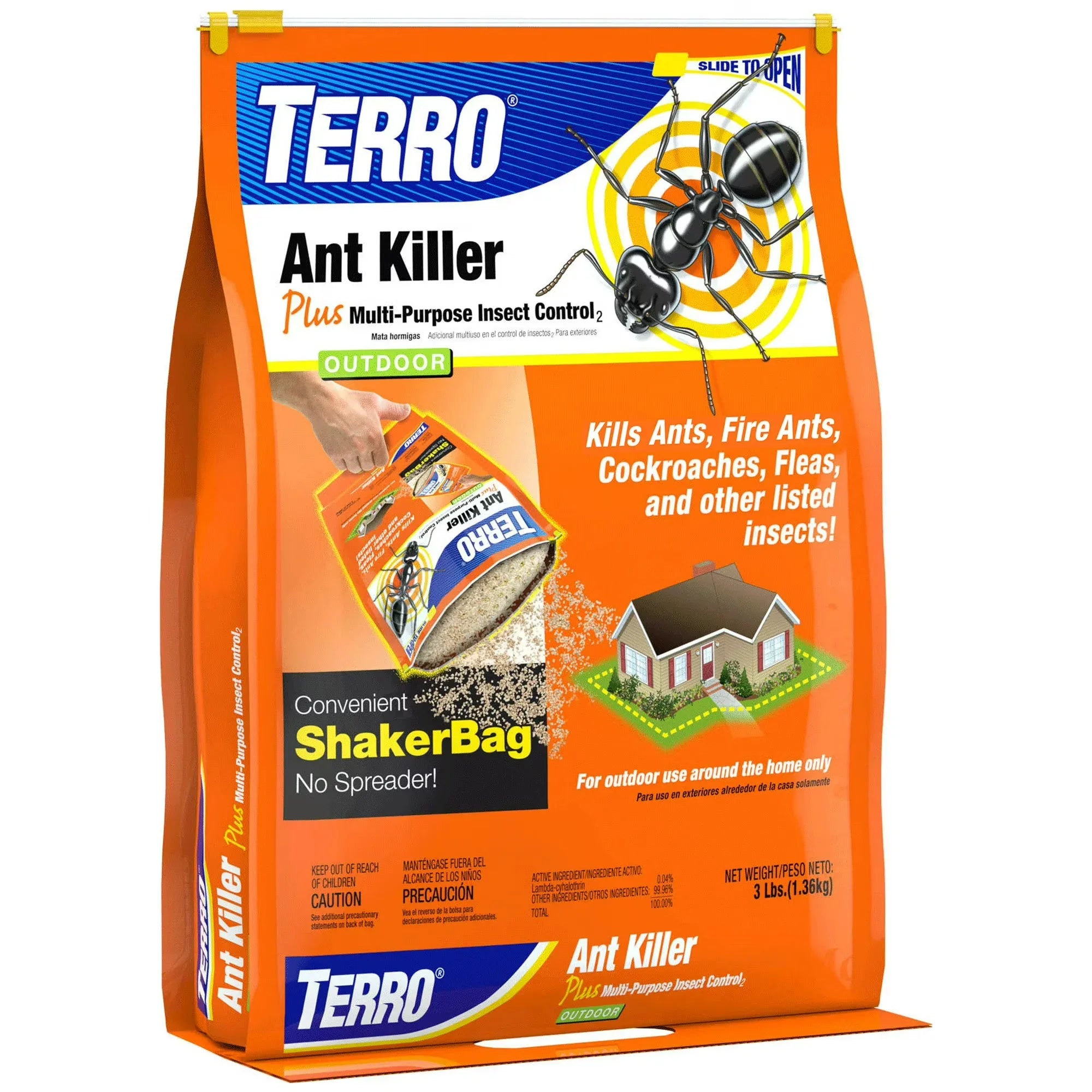 Wholesale Price with free shipping across the USA for TERRO 3 lb Ant Killer Plus Multi-Purpose Insect Control - Manji Distributors