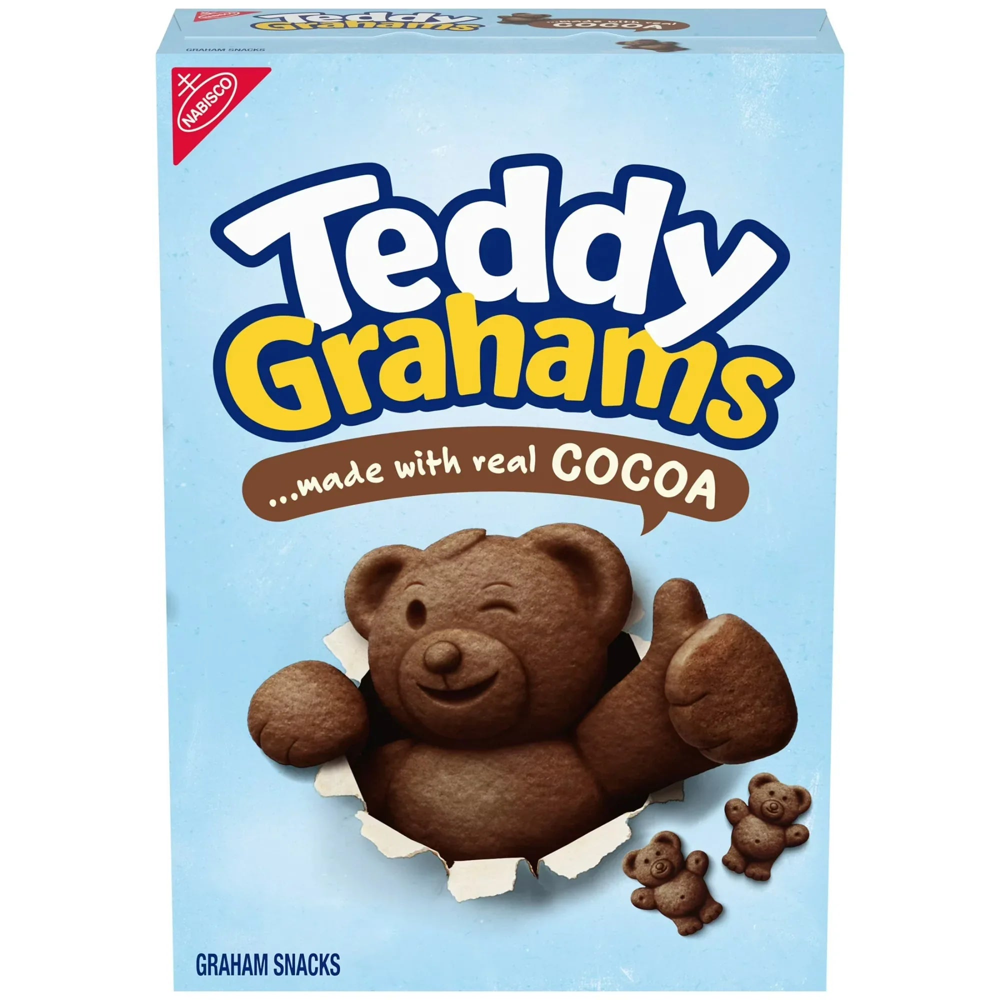 Wholesale Price with free shipping across the USA for TEDDY GRAHAMS Chocolate Graham Snacks, Kids Snacks, 10 oz - Manji Distributors