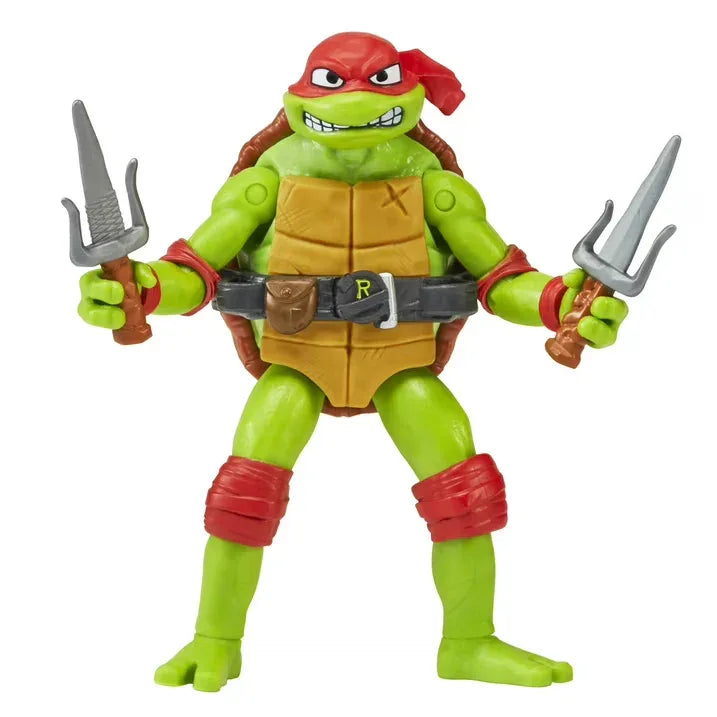 Wholesale Price with free shipping across the USA for Teenage Mutant Ninja Turtles: Mutant Mayhem 4.65” Raphael Basic Action Figure by Playmates Toys - Manji Distributors