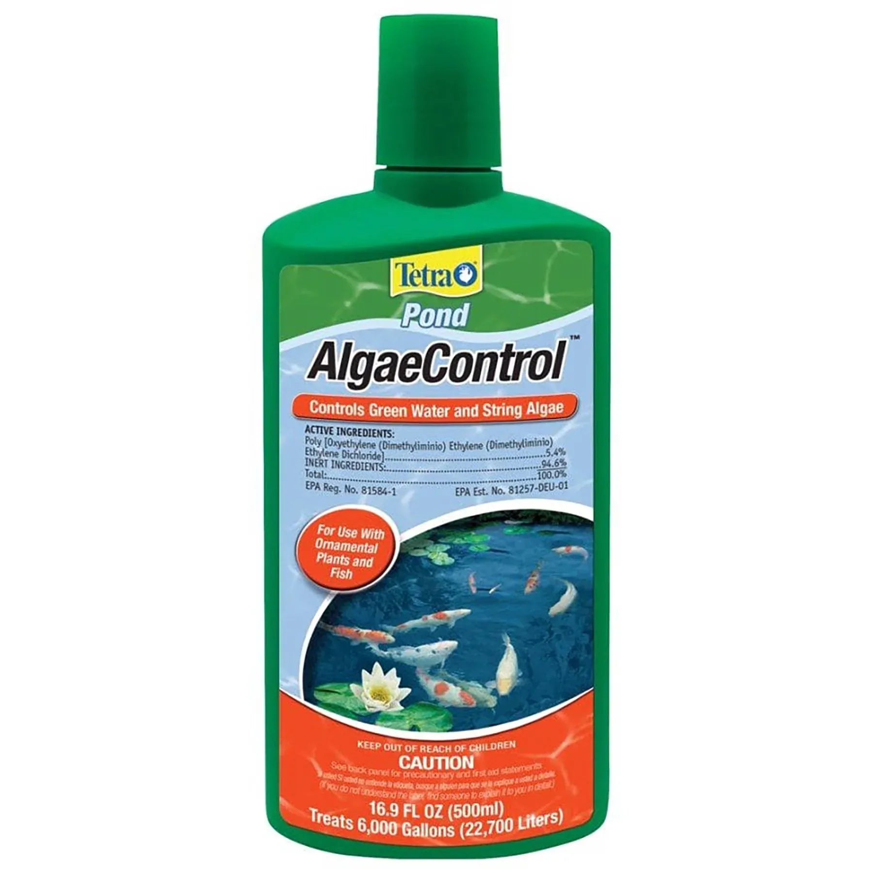 Wholesale Price with free shipping across the USA for Tetra Pond AlgaeControl, Controls Algae in Ornamental Outdoor Ponds and Fountains, 16.9 oz. - Manji Distributors