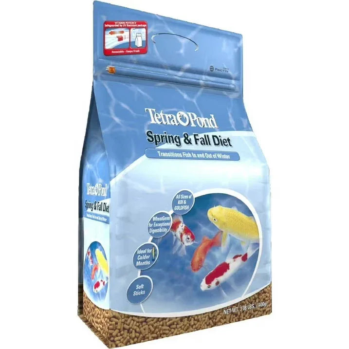 Wholesale Price with free shipping across the USA for Tetra Pond Spring and Fall Diet 3.08 Pounds, Pond Fish Food, for Goldfish and Koi, Pellets - Manji Distributors