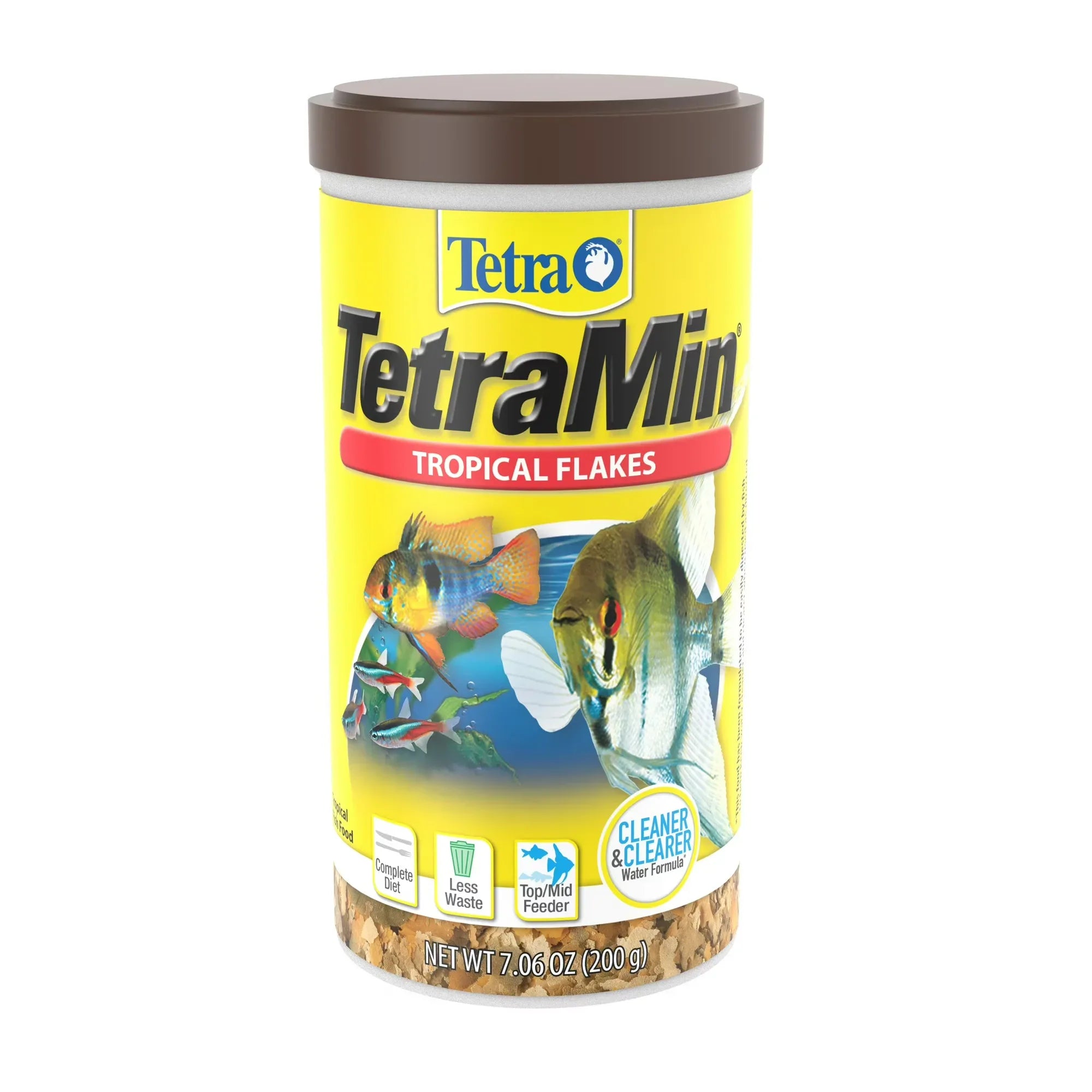 Wholesale Price with free shipping across the USA for Tetra TetraMin Tropical Flakes Nutritionally Balanced Fish Food, 7.06 oz. - Manji Distributors