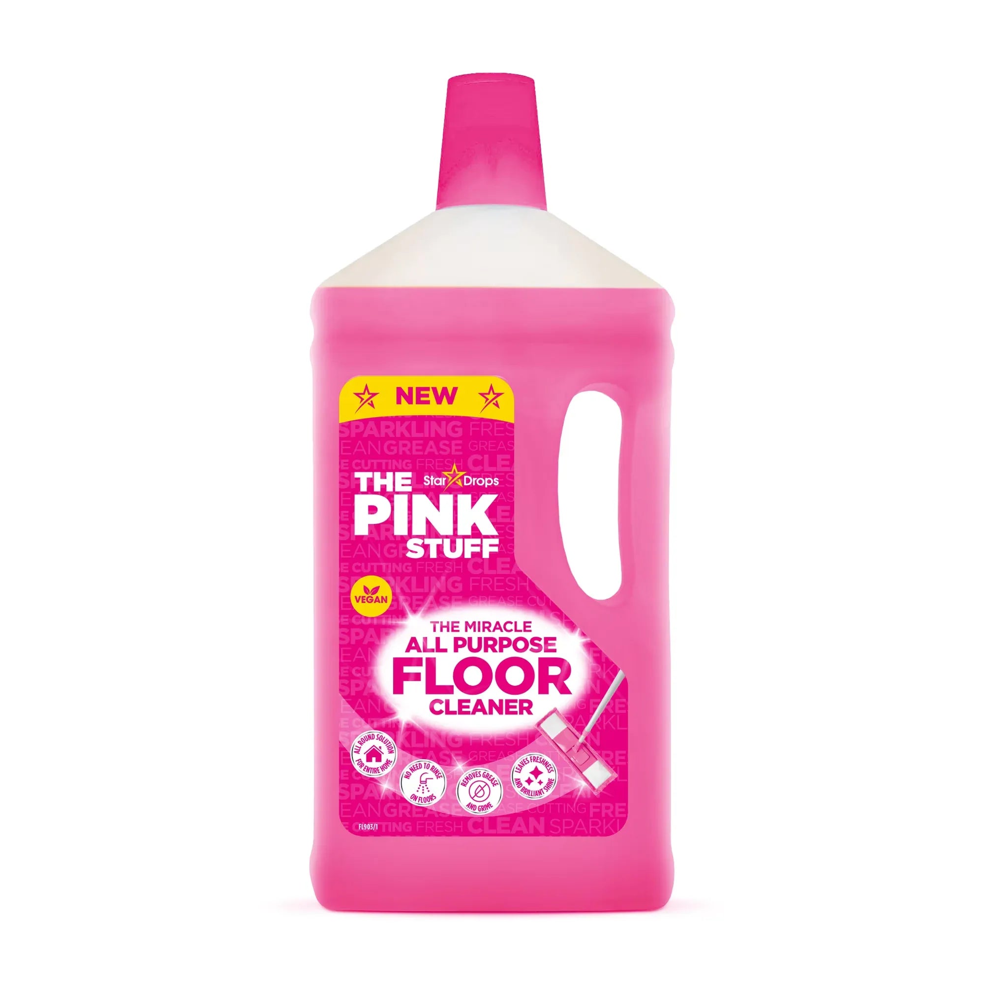 Wholesale Price with free shipping across the USA for The Pink Stuff, Miracle All-Purpose Liquid Floor Cleaner, 33.8 fl. oz. - Manji Distributors