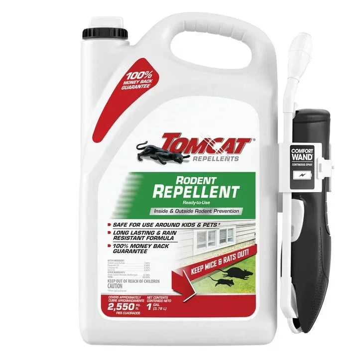 Wholesale Price with free shipping across the USA for Tomcat Repellents Rodent Repellent Ready-to-Use, Mouse and Rat Prevention, 1 gal. - Manji Distributors