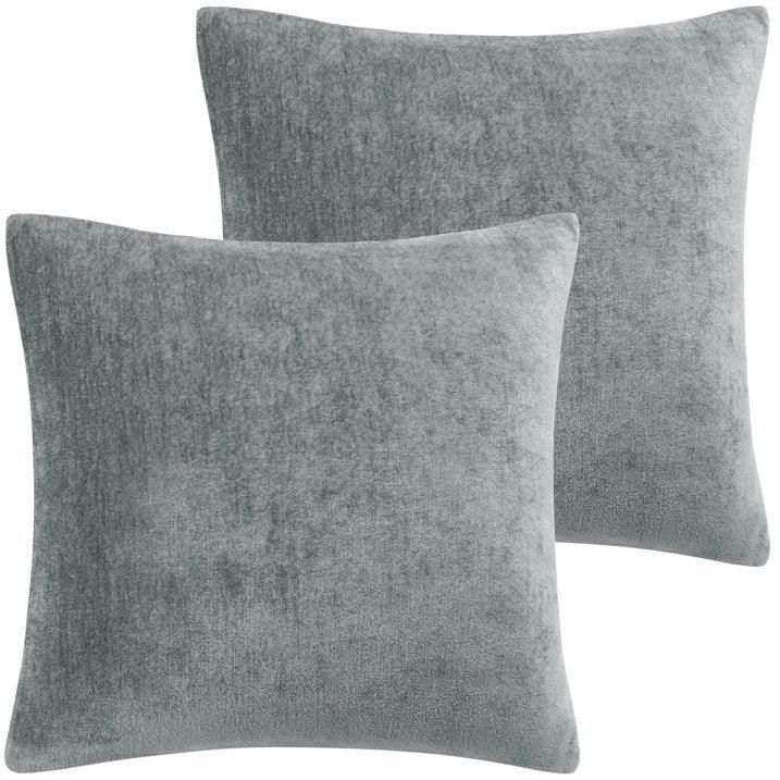 Wholesale Price with free shipping across the USA for Unique Bargains Set of 2 Soft Water Repellent Throw Pillow Covers Light Gray 16x16 Inch - Manji Distributors