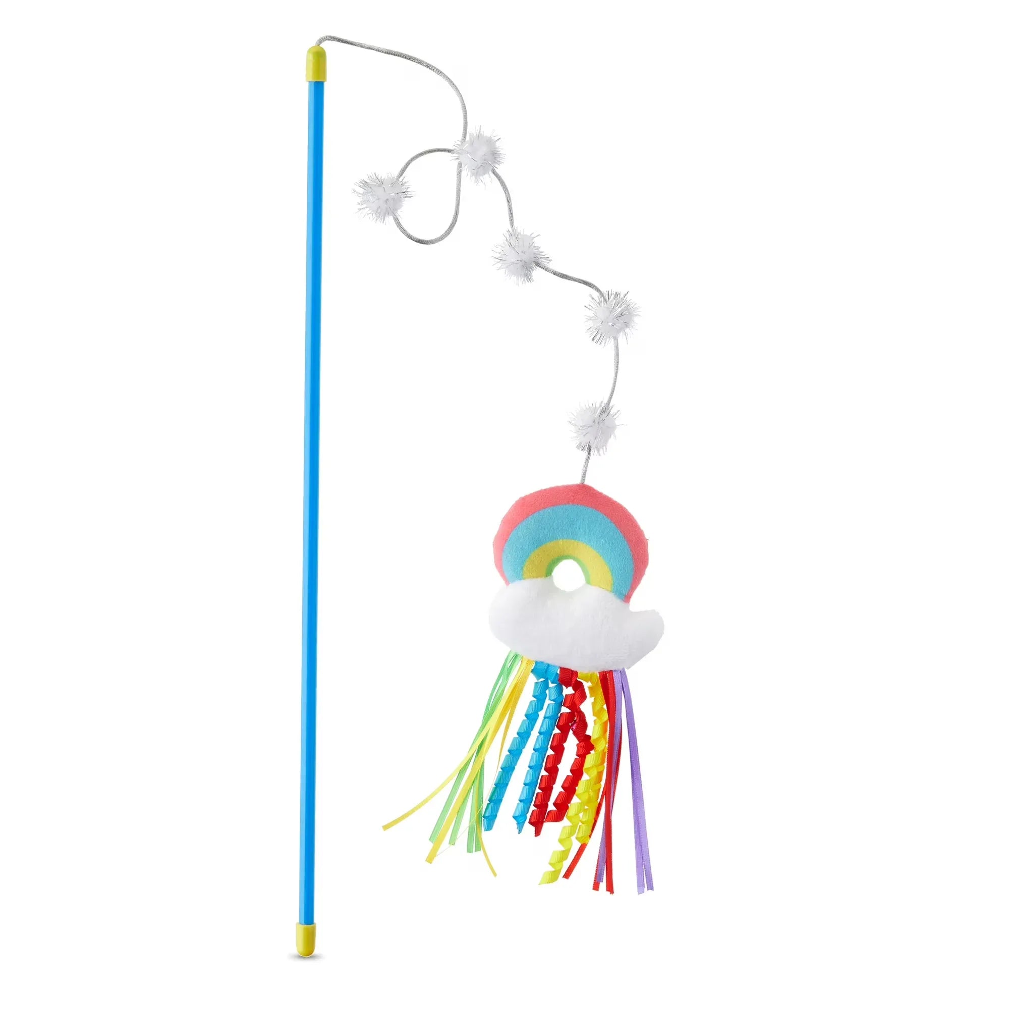 Wholesale Price with free shipping across the USA for Vibrant Life Cat Toy - Rainbow Wand Teaser with Catnip - Manji Distributors