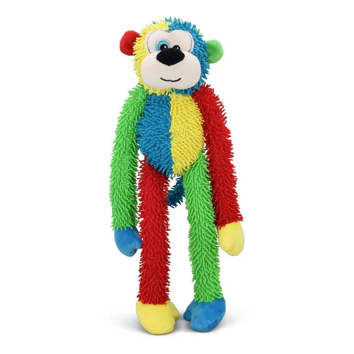 Wholesale Price with free shipping across the USA for Vibrant Life Multicrew Monkey Plush Dog Toy, Six Squeakers, 18
