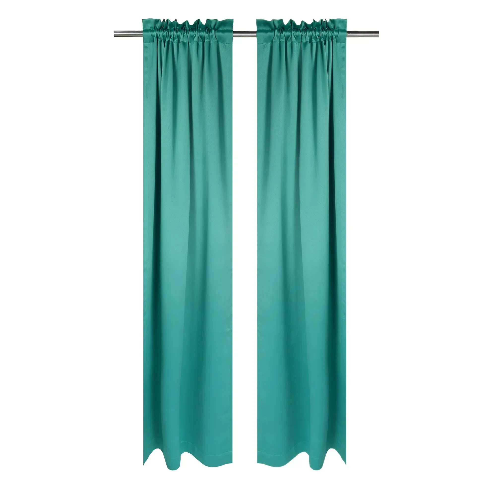 Wholesale Price with free shipping across the USA for Your Zone Solid Blackout Curtain Panel Pair, Set of 2, Teal Moss, 30