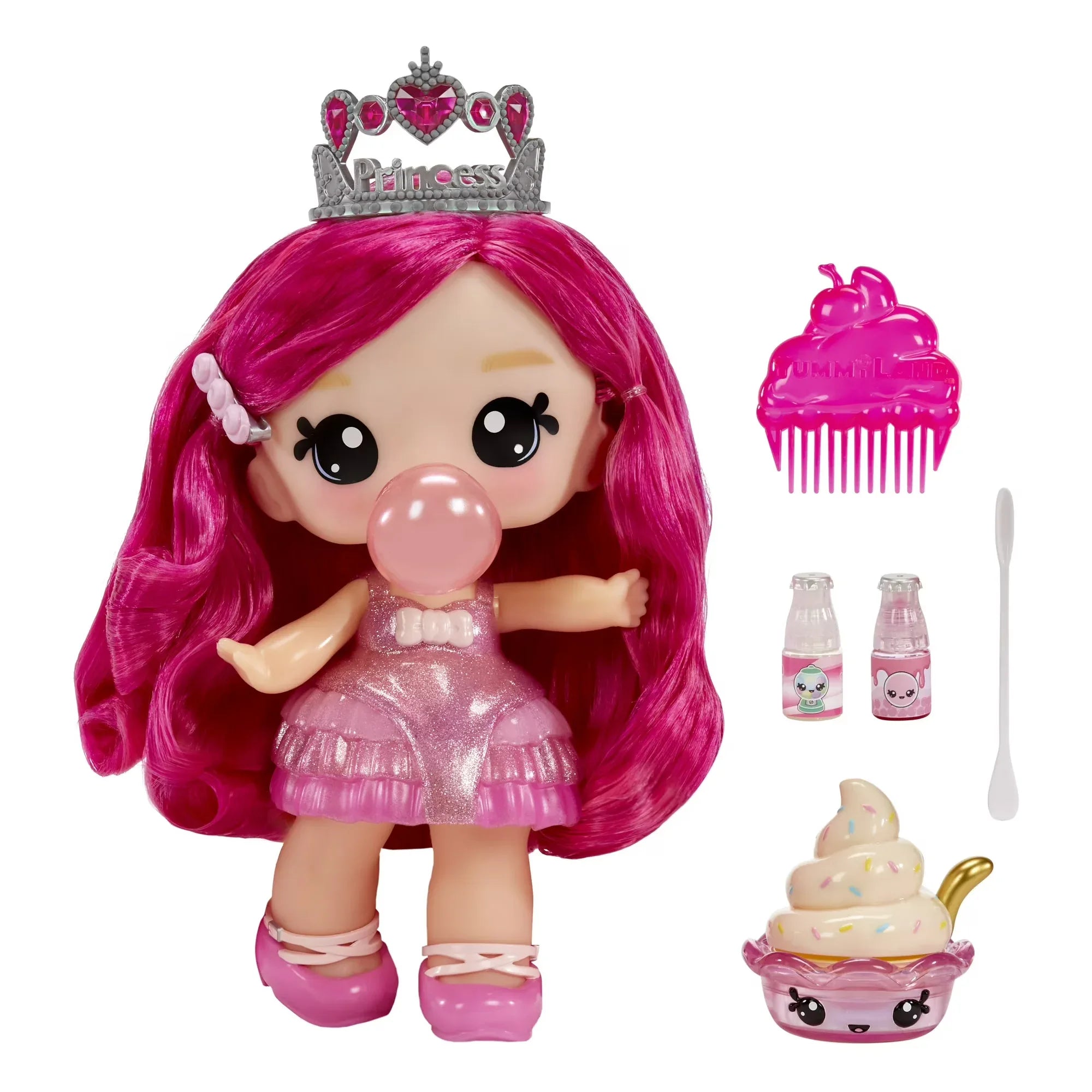 Wholesale Price with free shipping across the USA for Yummiland Large Doll + Lipgloss Pet- Bianca Bubblegum, Ages 4+ - Manji Distributors