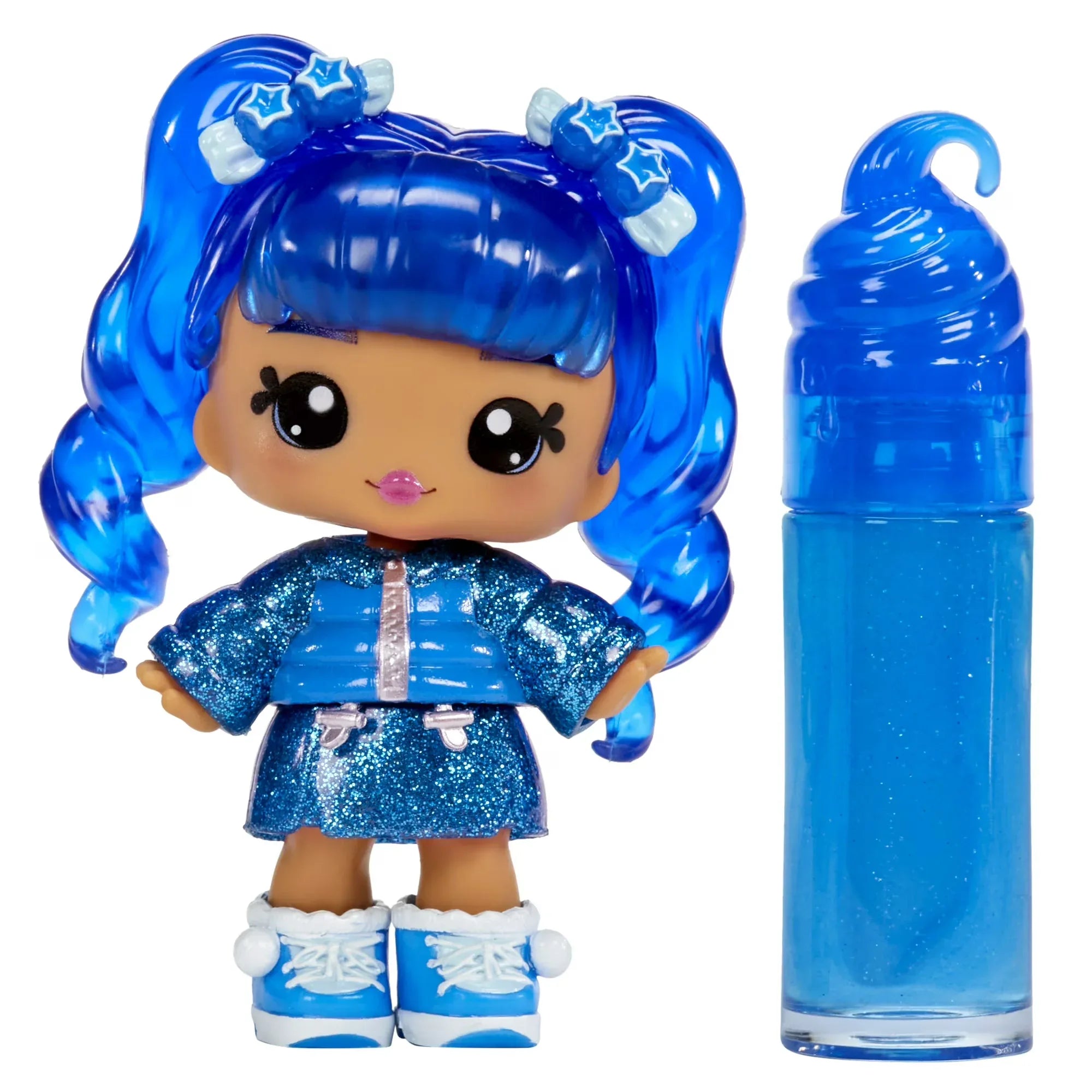 Wholesale Price with free shipping across the USA for Yummiland Lipgloss Doll Rory Blueberry, Ages 4+ - Manji Distributors