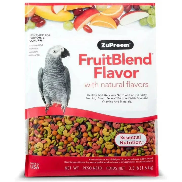 Wholesale Price with free shipping across the USA for Zupreem Fruitblend Flavor Pellets Bird Food 3.5lbs - Manji Distributors