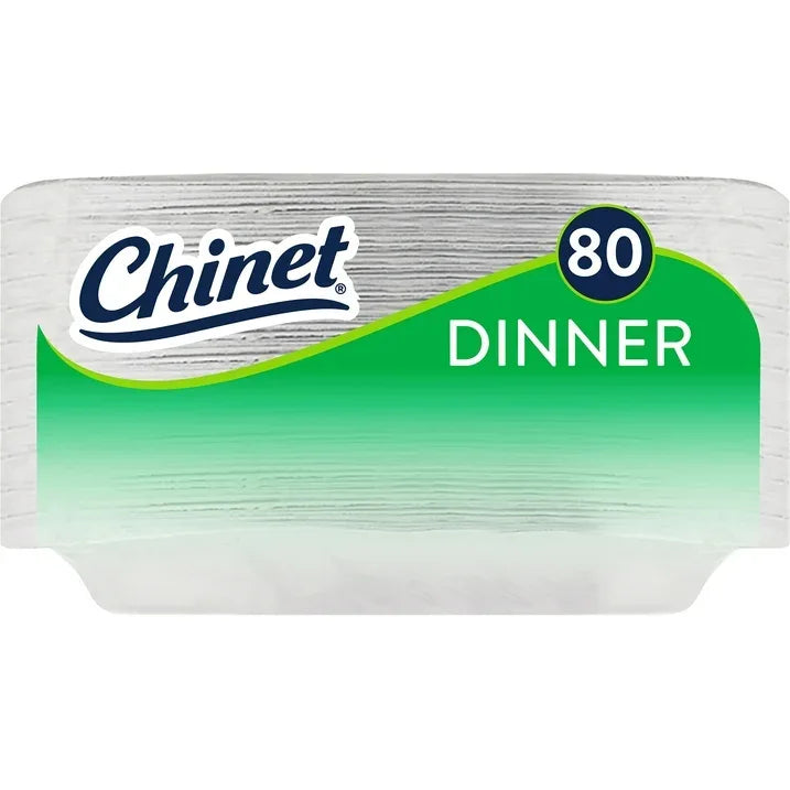 Wholesale Price with free shipping across the USA for Chinet Classic Premium Disposable Paper Dinner Plates, 10 3/8