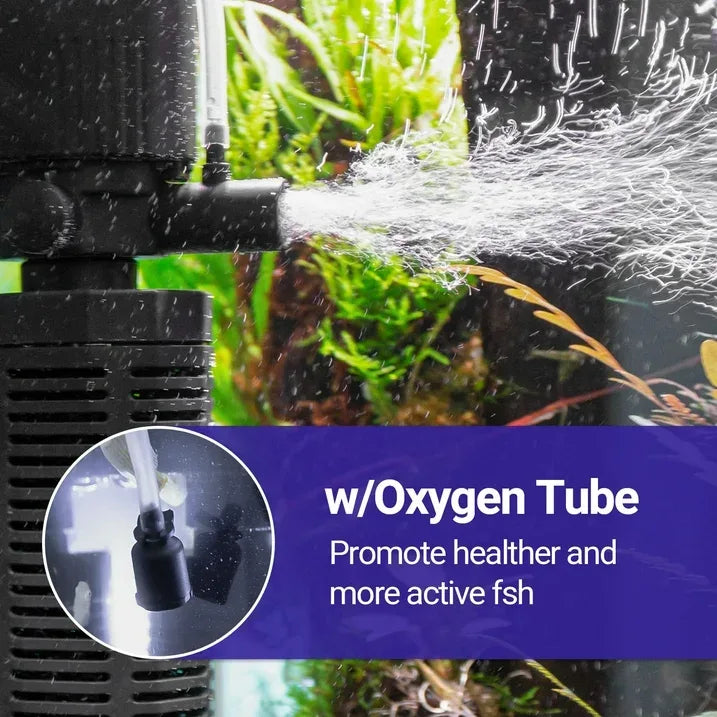 Wholesale Price with free shipping across the USA for WEINFUN 25W Aquarium Internal Filter, with Aeration System, Silent Submersible Filters, for 60-150 Gallon Tanks - Manji Distributors