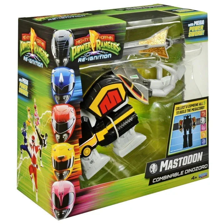 Wholesale Price with free shipping across the USA for Mighty Morphin Power Rangers: Re-Ignition - Mastodon Deluxe Combinable Dinozord Action Figures by Playmates Toys - Manji Distributors
