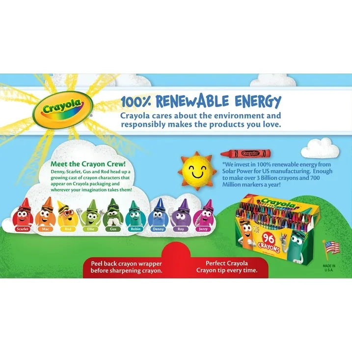 Wholesale Price with free shipping across the USA for Crayola Crayon Set, 96 Ct, Classroom Must Haves, Back School Supplies for Teachers and Students, Coloring Gift for Kids, Ages 4+ - Manji Distributors
