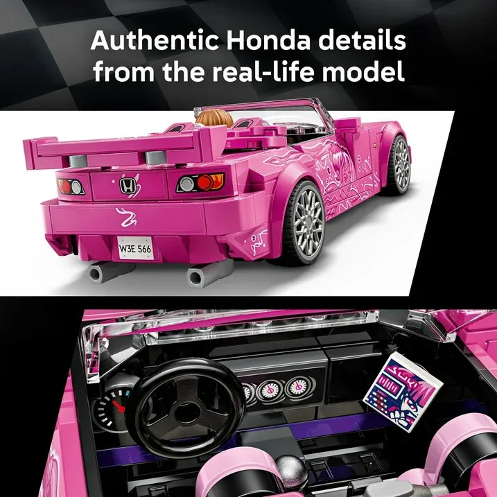 Wholesale Price with free shipping across the USA for LEGO Speed Champions 2 Fast 2 Furious Honda S2000 Car Toy for Kids, Boys, and Girls, Ages 9+ - Birthday Gift Idea for Race Car and Movie Fans - Includes Suki Minifigure - 77241 - Manji Distributors