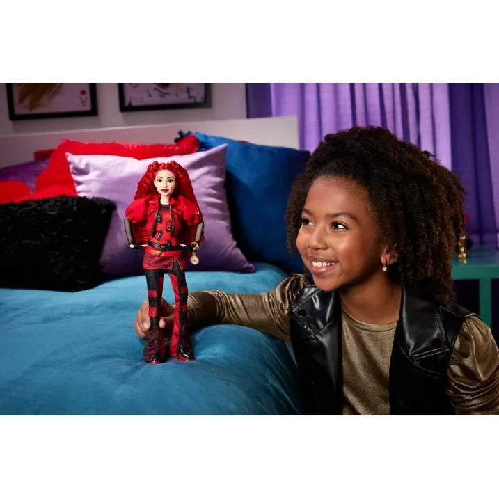 Wholesale Price with free shipping across the USA for Disney Descendants: The Rise of Red Fashion Doll & Accessory, Red, Daughter of Queen of Hearts - Manji Distributors