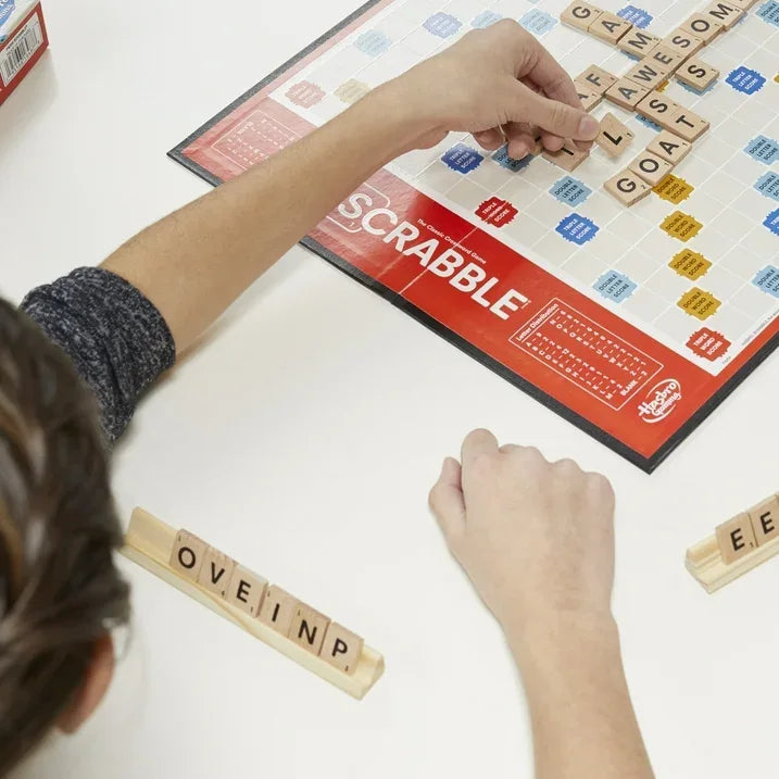 Wholesale Price with free shipping across the USA for Scrabble Board Game, Fun Family Game for 2-4 Players - Manji Distributors