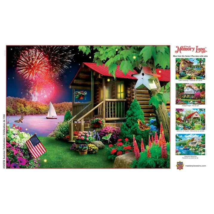 Wholesale Price with free shipping across the USA for MasterPieces 300 Piece EZ Grip Jigsaw Puzzle - Summer Celebration - 18