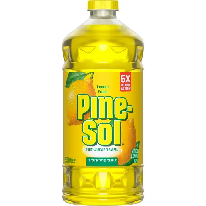 Wholesale Price with free shipping across the USA for (6 pack) Pine-Sol Multi-Surface Floor Cleaner, Lemon Fresh, 60 Fluid Ounces - Manji Distributors