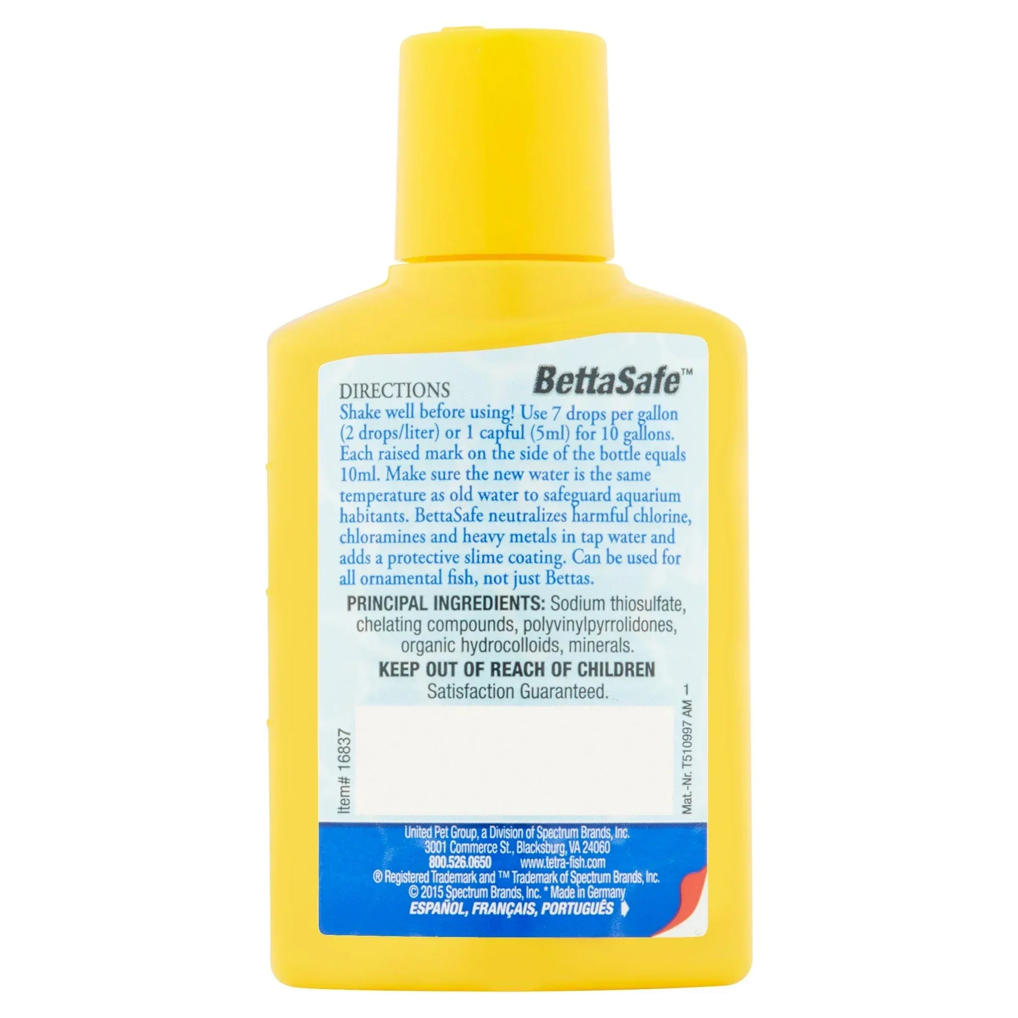 Wholesale Price with free shipping across the USA for Tetra BettaSafe Aquarium Water Conditioner for Bettas, 1.69 oz - Manji Distributors