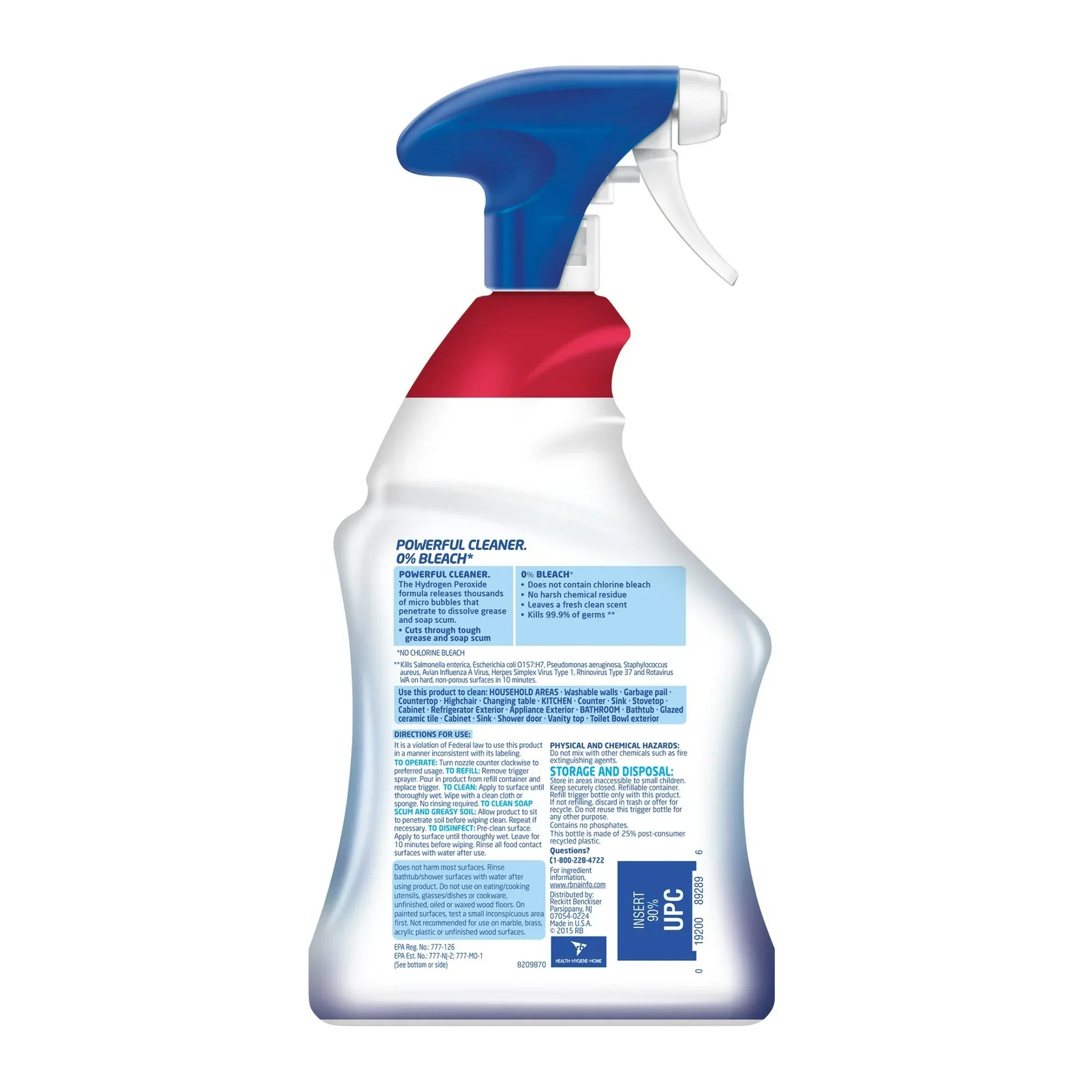 Wholesale Price with free shipping across the USA for Lysol Bleach Free Hydrogen Peroxide Multi-Purpose Cleaner, Citrus 32oz - Manji Distributors