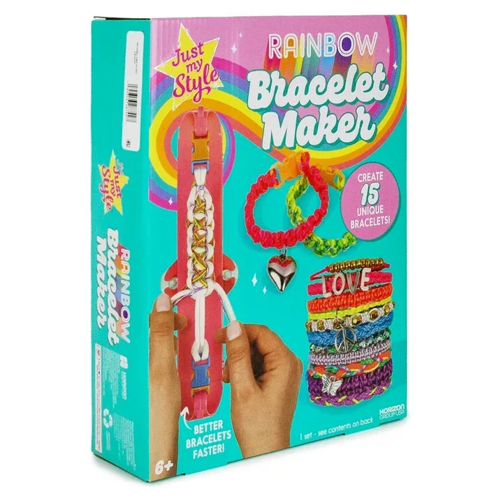 Wholesale Price with free shipping across the USA for Just My Style D.I.Y. Multicolor Satin Cord Bracelet Maker, Arts & Crafts, 6+ - Manji Distributors