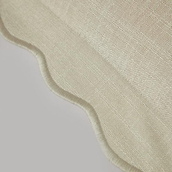 Wholesale Price with free shipping across the USA for Mainstays by Becky G. & Alejandra Scallop Decorative Pillow, Papyrus Beige, 18