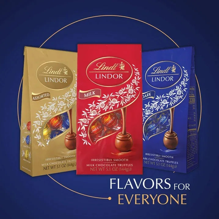 Wholesale Price with free shipping across the USA for Lindt Lindor Dark Chocolate Candy Truffles, 5.1 oz, Bag - Manji Distributors