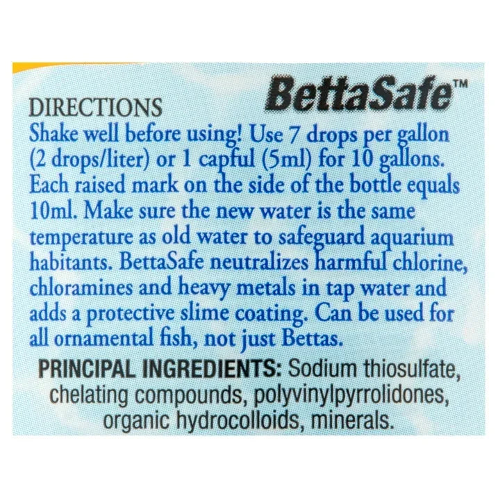 Wholesale Price with free shipping across the USA for Tetra BettaSafe Aquarium Water Conditioner for Bettas, 1.69 oz - Manji Distributors