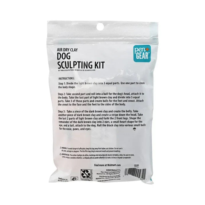 Wholesale Price with free shipping across the USA for (6 pack) Pen+Gear Air Dry Clay Sculpting Kit – Brown Dog - Manji Distributors