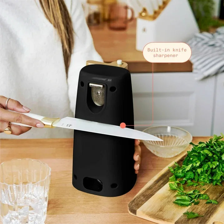 Wholesale Price with free shipping across the USA for Beautiful Easy-Prep Electric Can Opener, Black Sesame by Drew Barrymore - Manji Distributors