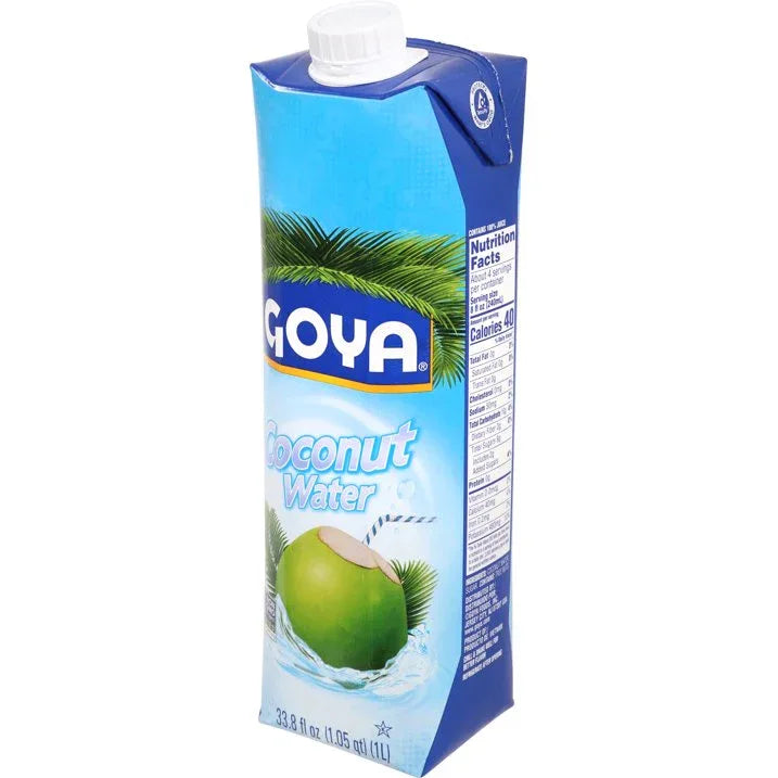 Wholesale Price with free shipping across the USA for (4 pack) Goya Foods 100% Pure Coconut Water, 33.8 oz - Manji Distributors