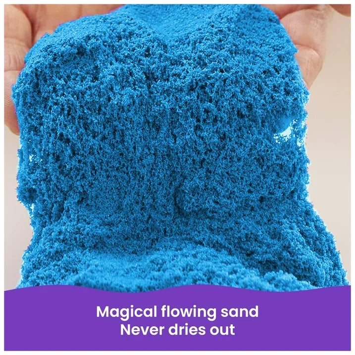 Wholesale Price with free shipping across the USA for Kinetic Sand, 2lbs Blue Play Sand, Moldable Sensory Toys for Kids, Resealable Bag (Packaging May Vary), for Ages 3 and up - Manji Distributors