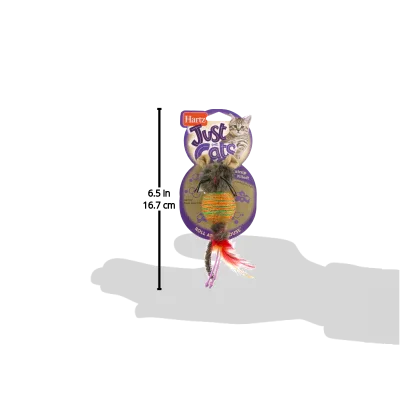Wholesale Price with free shipping across the USA for Hartz Just for Cats Roll About Mouse Cat Toy, 1ct - Manji Distributors