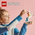 Wholesale Price with free shipping across the USA for LEGO Creator 3 in 1 Magical Unicorn - Building Toy Set With 3 Building Options, Unicorn, Seahorse, or Peacock - Learning Toy for Kids, Girls & Boys, Ages 7+ - Easter Basket Stuffers - 31140 - Manji Distributors