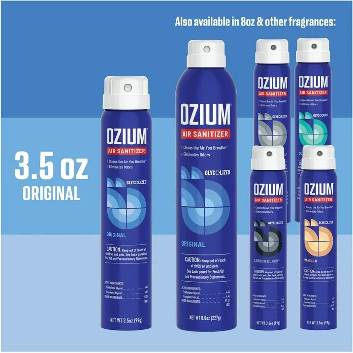 Wholesale Price with free shipping across the USA for (2 pack) OZIUM Outdoor Essence Stand Alone Spray Automotive Air Freshener, 1 Pack, 3.5 oz Can - Manji Distributors