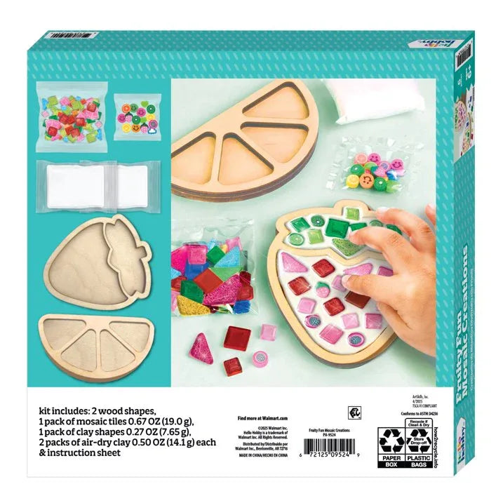 Wholesale Price with free shipping across the USA for Hello Hobby DIY Mosaic Kit for Kids - Manji Distributors