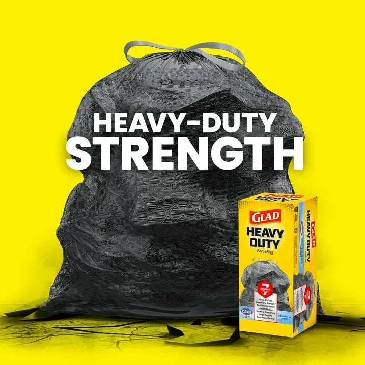 Wholesale Price with free shipping across the USA for Glad ForceFlex Heavy Duty Trash Bags With Clorox, Mountain Air Scent, 30 Gallon, 40 Count - Manji Distributors