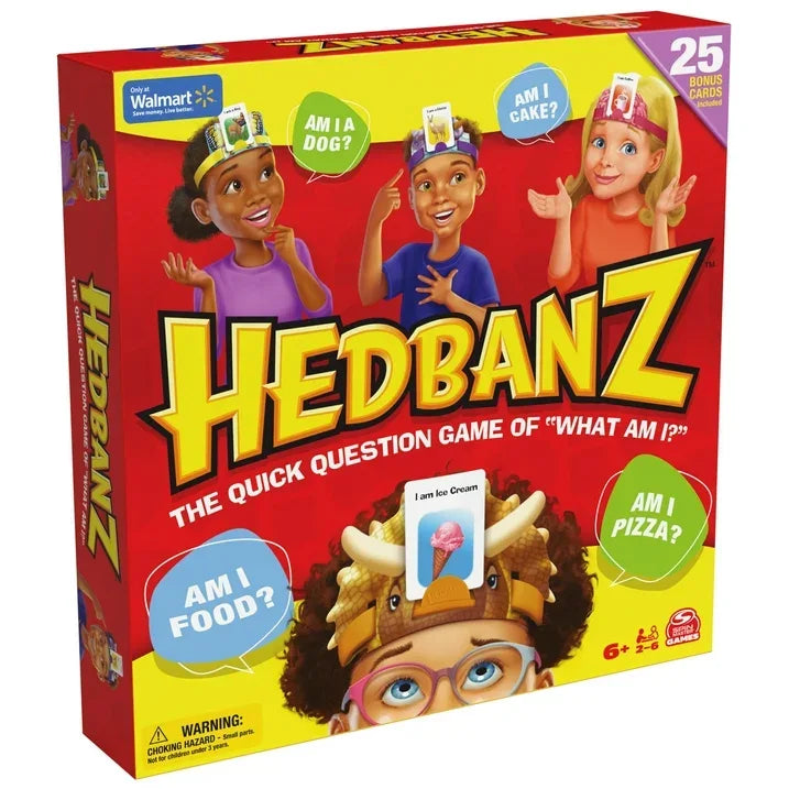 Wholesale Price with free shipping across the USA for Hedbanz 2nd Edition Picture Guessing Board Game with 25 Bonus Cards Walmart Exclusive - Manji Distributors