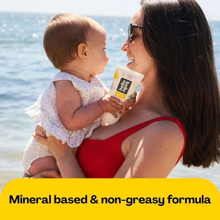 Wholesale Price with free shipping across the USA for Hello Bello Mineral SPF 50 Kids Sunscreen, Reef-Friendly Lotion for Kids and Adults, 5.0 fl oz - Manji Distributors