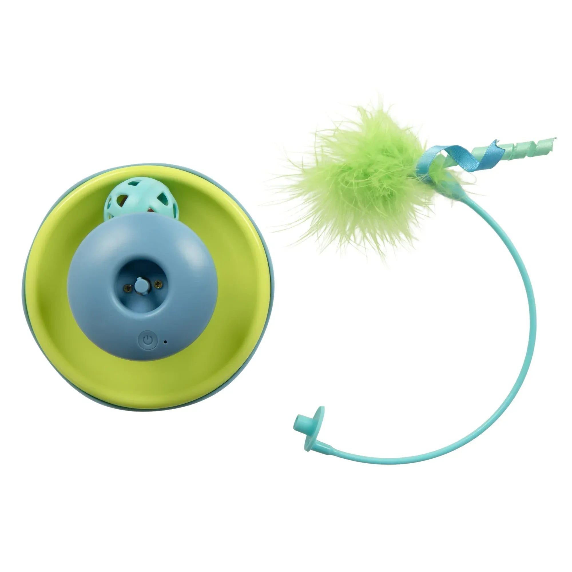 Wholesale Price with free shipping across the USA for SmartyKat Track Tizzy Motion Cat Toy –Electronic Interactive Pet Toy, Blue - Manji Distributors